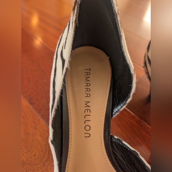 Tamara Mellon Zebra Patterned Heels - Picture 3 of 12